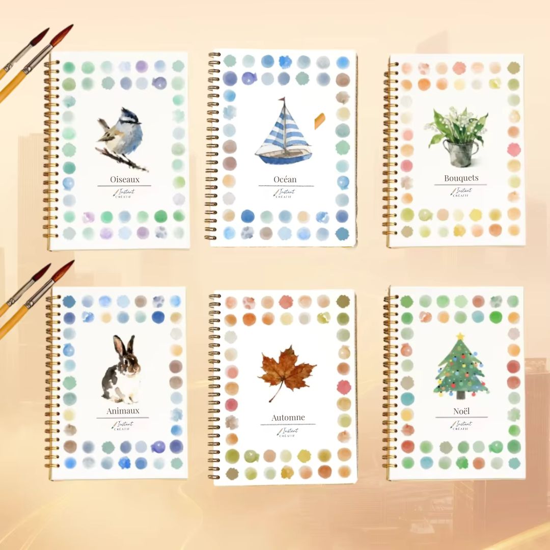 Carnet d'aquarelle Instant Créatif